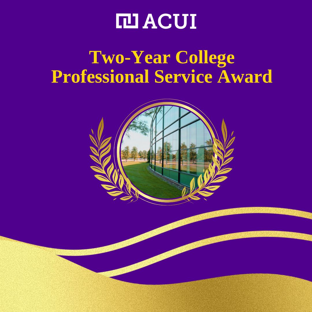 This award acknowledges a professional at a two-year institution who exemplifies excellence in the enhancement of the college union ideal and is recognized by peers as a leader and person of integrity.

Nominate: buff.ly/iXotwr2