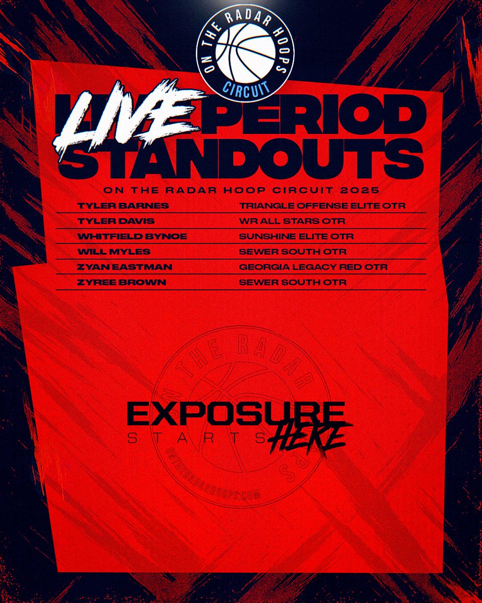 Shun Williams (@ontheradarhoops) on Twitter photo Standouts from the live period βΌοΈ Standouts from the live period βΌοΈ