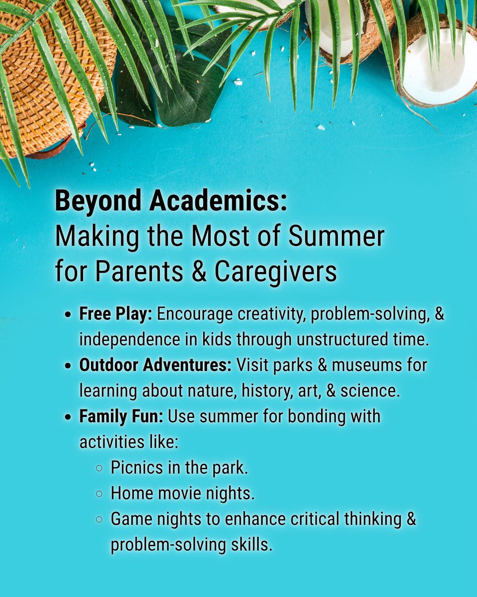 😎 School’s still out for the summer! Sun, fun and relaxation are on the schedule. But with that break often comes a slump in learning. Stay on top of the summer slump with these learning tips! Read them all in our blog: bit.ly/3GsVzMj