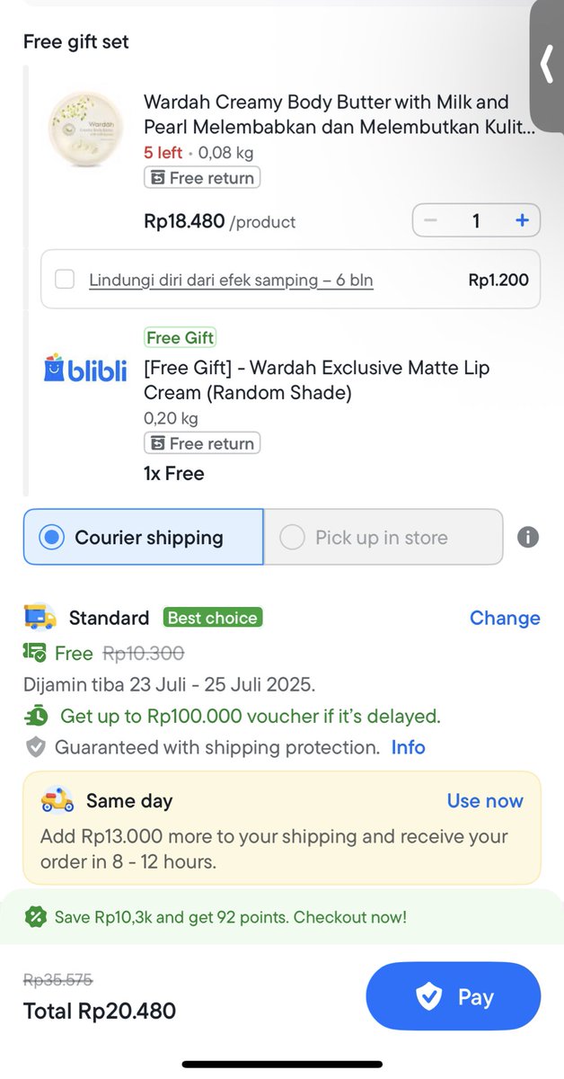 WARDAH produk apapun free lip cream juga

s.blibli.com/GNtk/fd5816sj