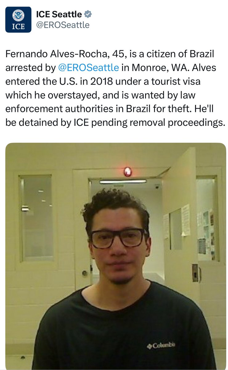 BrandiKruse's tweet image. THIS IS INSANE. A wanted criminal comes to the U.S. from Brazil on a tourist visa, overstays it, and IMMEDIATELY gets hired at a public school in Washington state working with children.