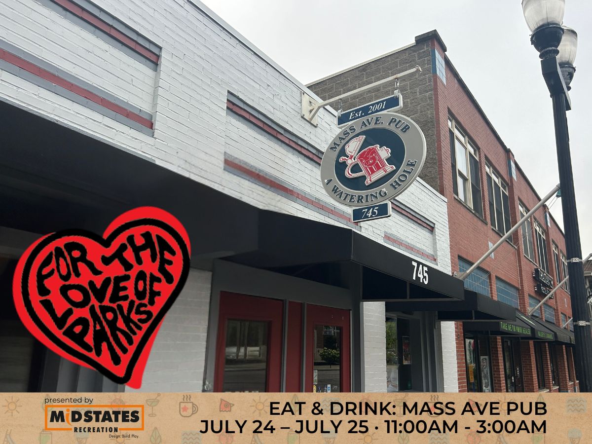 The Parks Alliance (@parksalliancein) on Twitter photo Burgers, beers, and park support are on the menu at <a href="/massavepub/">Mass. Avenue Pub</a>! 🍔🍺
Join us Thursday, July 24 starting at 11 AM for a special giveback part of For the Love of Parks presented by Midstates Recreation.
🍽️: bit.ly/40s6OM2 Burgers, beers, and park support are on the menu at <a href="/massavepub/">Mass. Avenue Pub</a>! 🍔🍺
Join us Thursday, July 24 starting at 11 AM for a special giveback part of For the Love of Parks presented by Midstates Recreation.
🍽️: bit.ly/40s6OM2