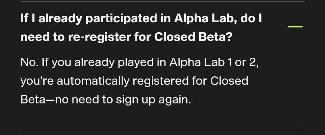Just to clarify, if you were in either of the Alpha's, you are already registered for the closed beta. But that doesn't mean you will get access. It just means you don't have to sign up again <a href="/Play2XKO/">2XKO</a>