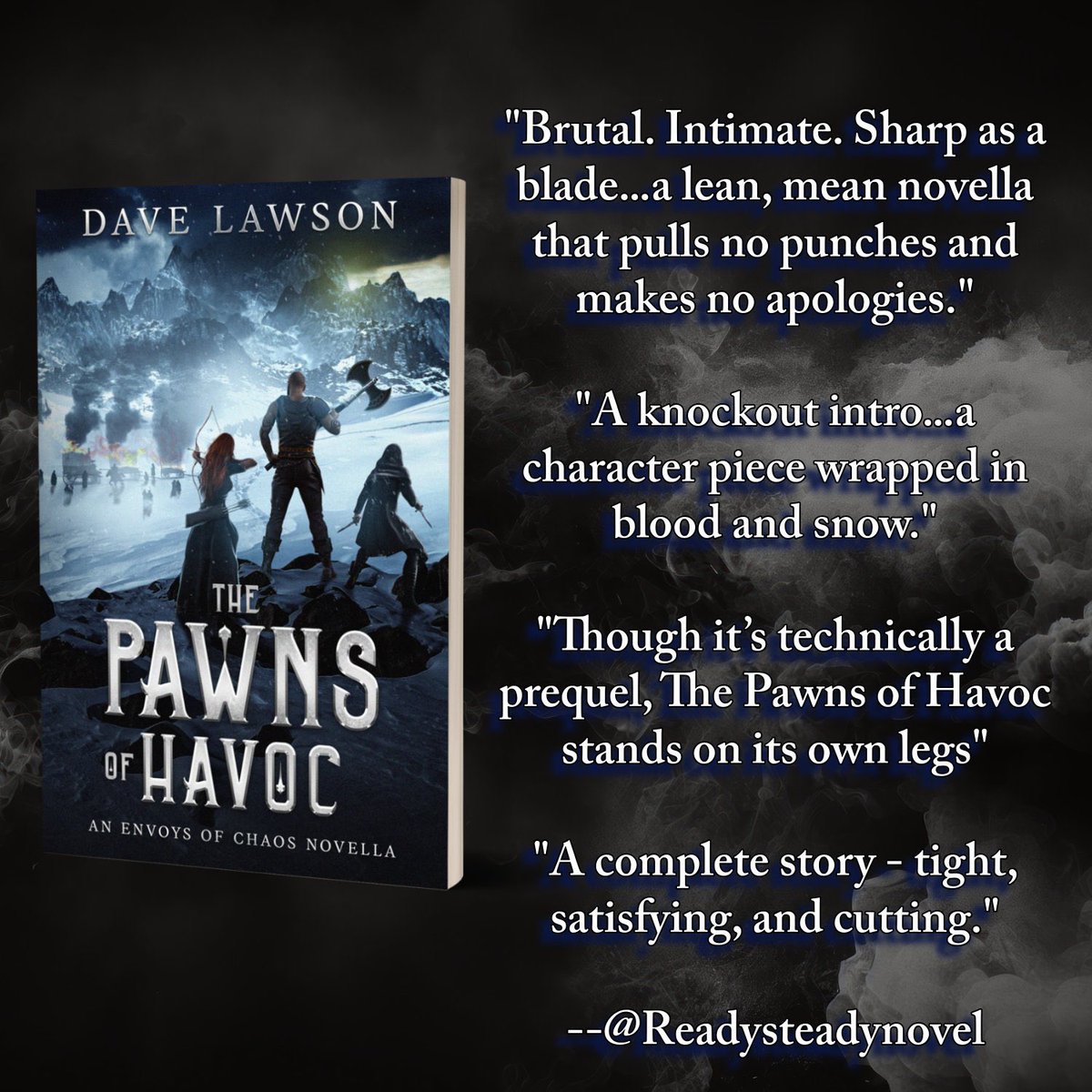 DlawsonAuthor's tweet image. First news:
The audiobook of The Pawns of Havoc is officially being recorded!