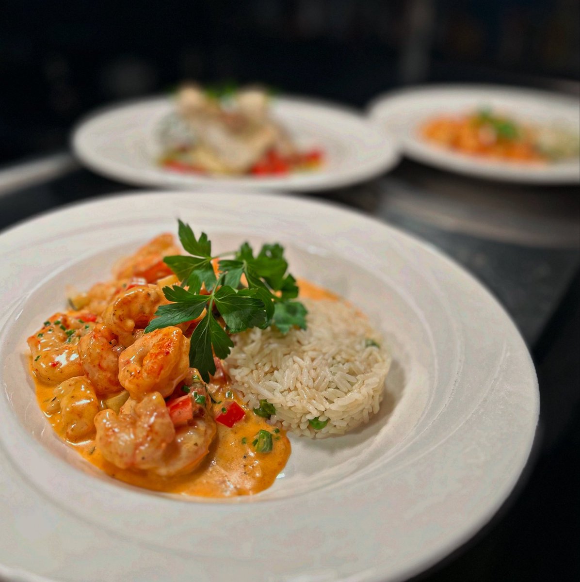 PaulTreyvaud's tweet image. A fishy start to the night. Prawns and cod going out swimmingly