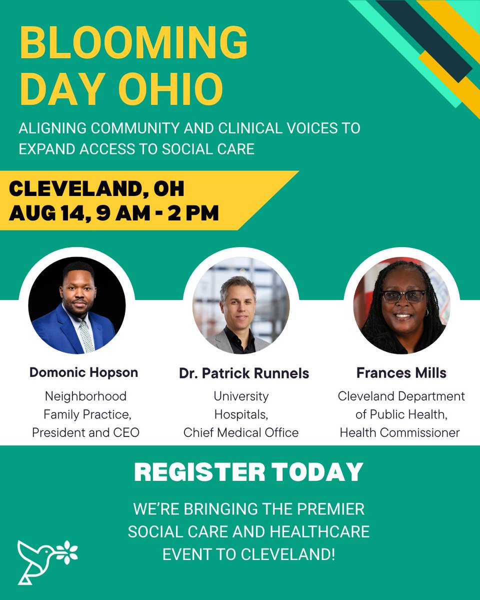Blooming Health (@goblooming) on Twitter photo π€ Join us on August 14 in Downtown Cleveland (or online) as we unite healthcare, public health, and social care leaders to build a more connected, people-first future for Ohio.
π Register now β free but space is limited! hubs.la/Q03yjR7k0 π€ Join us on August 14 in Downtown Cleveland (or online) as we unite healthcare, public health, and social care leaders to build a more connected, people-first future for Ohio.
π Register now β free but space is limited! hubs.la/Q03yjR7k0