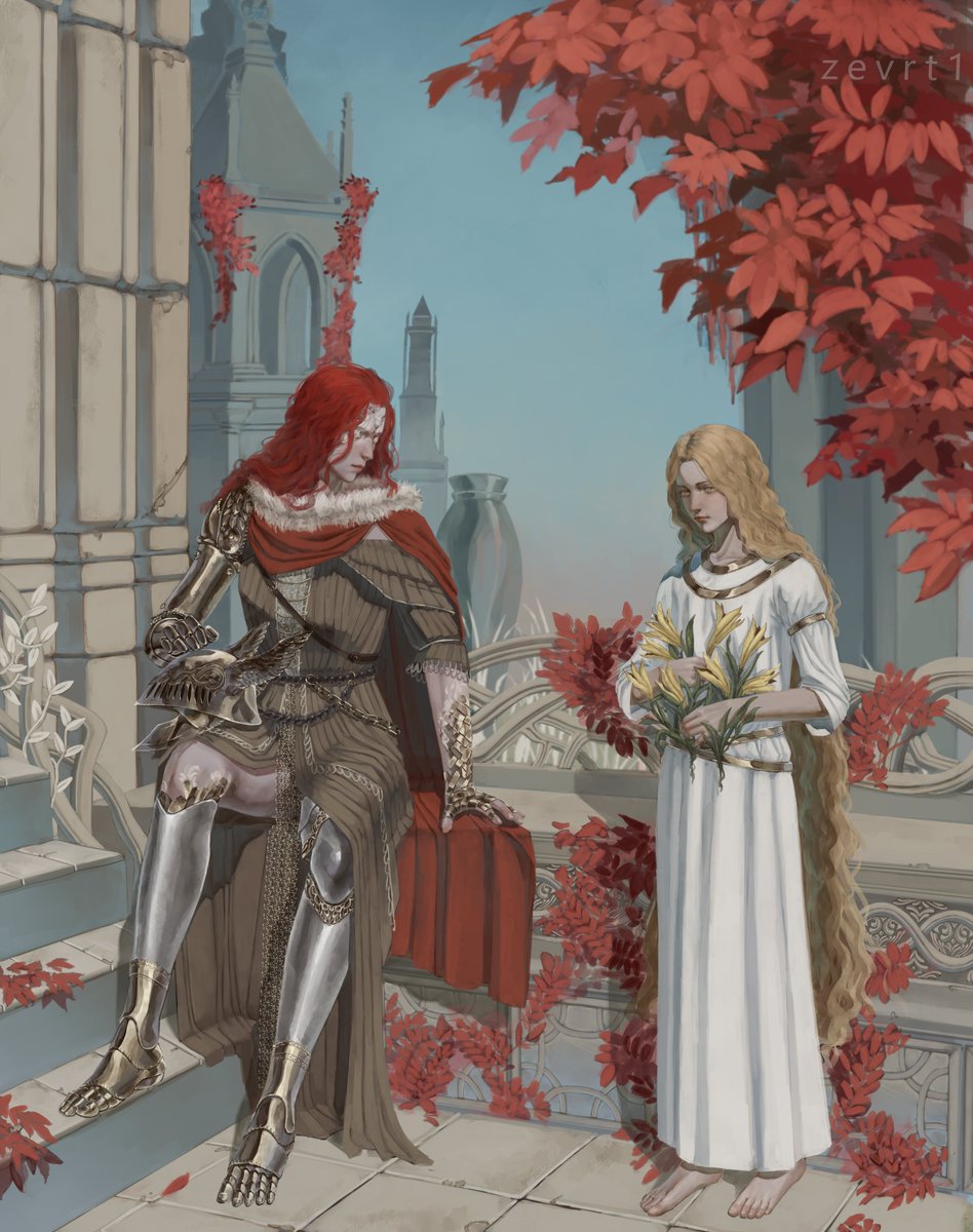 Nippemeow's tweet image. this one took faaaaaar longer than I expected D: #ELDENRING #fanart