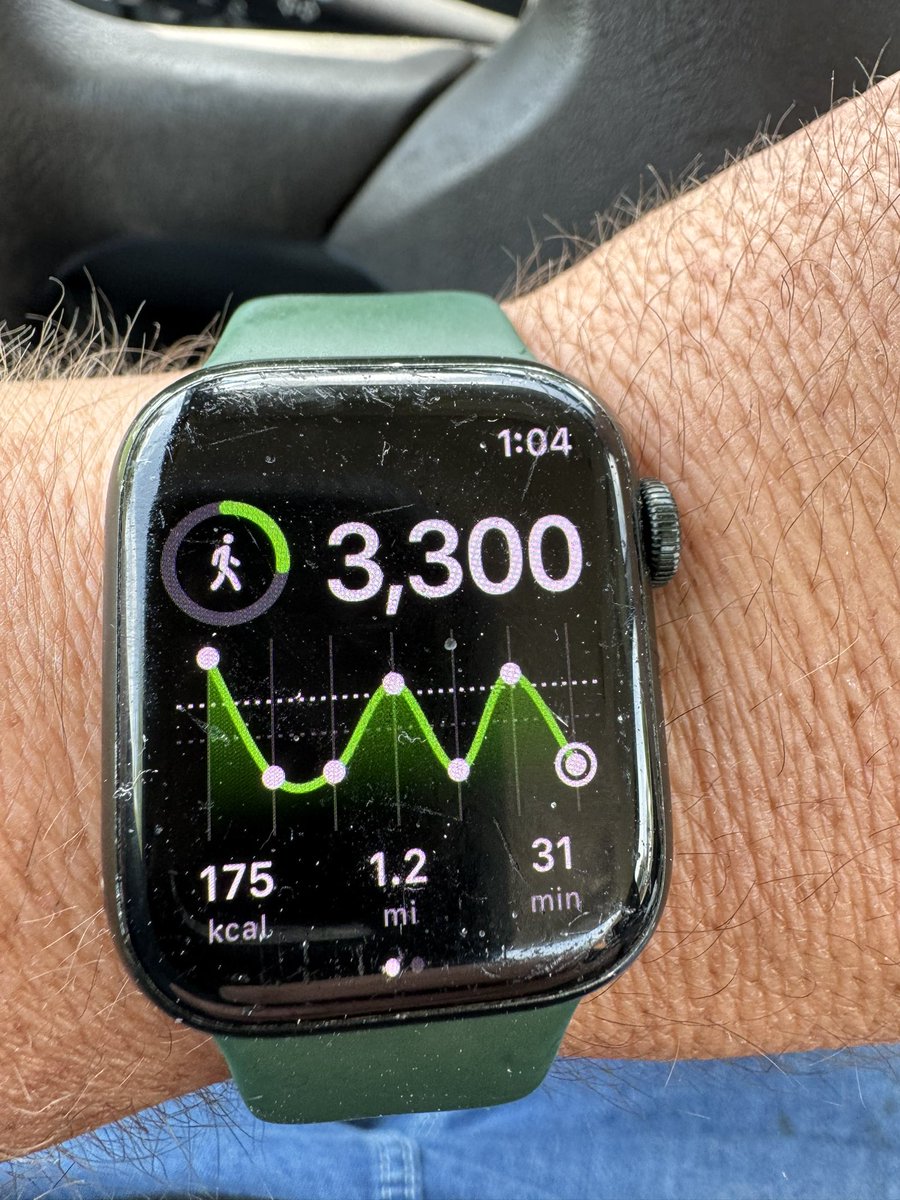 TheDocGoddard's tweet photo. Small victories like getting 3000 steps before lunch is huge for me #exercise #steps #goals #fitness https://t.co/EPYhsOccpC