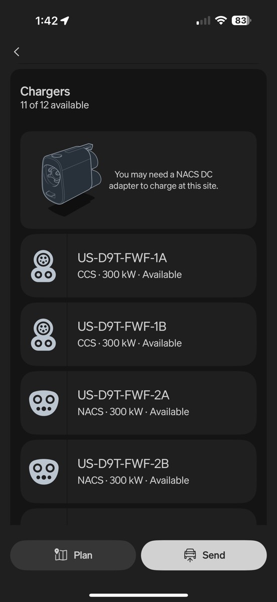 RivianTrackr's tweet image. Rivian’s first Adventure Network chargers with native NACS are live at Joshua Tree. The Hamptons site is next, alongside Yosemite, and more locations will get NACS cables throughout 2025 to support Rivian and other EVs.
riviantrackr.com/news/rivian-be…
