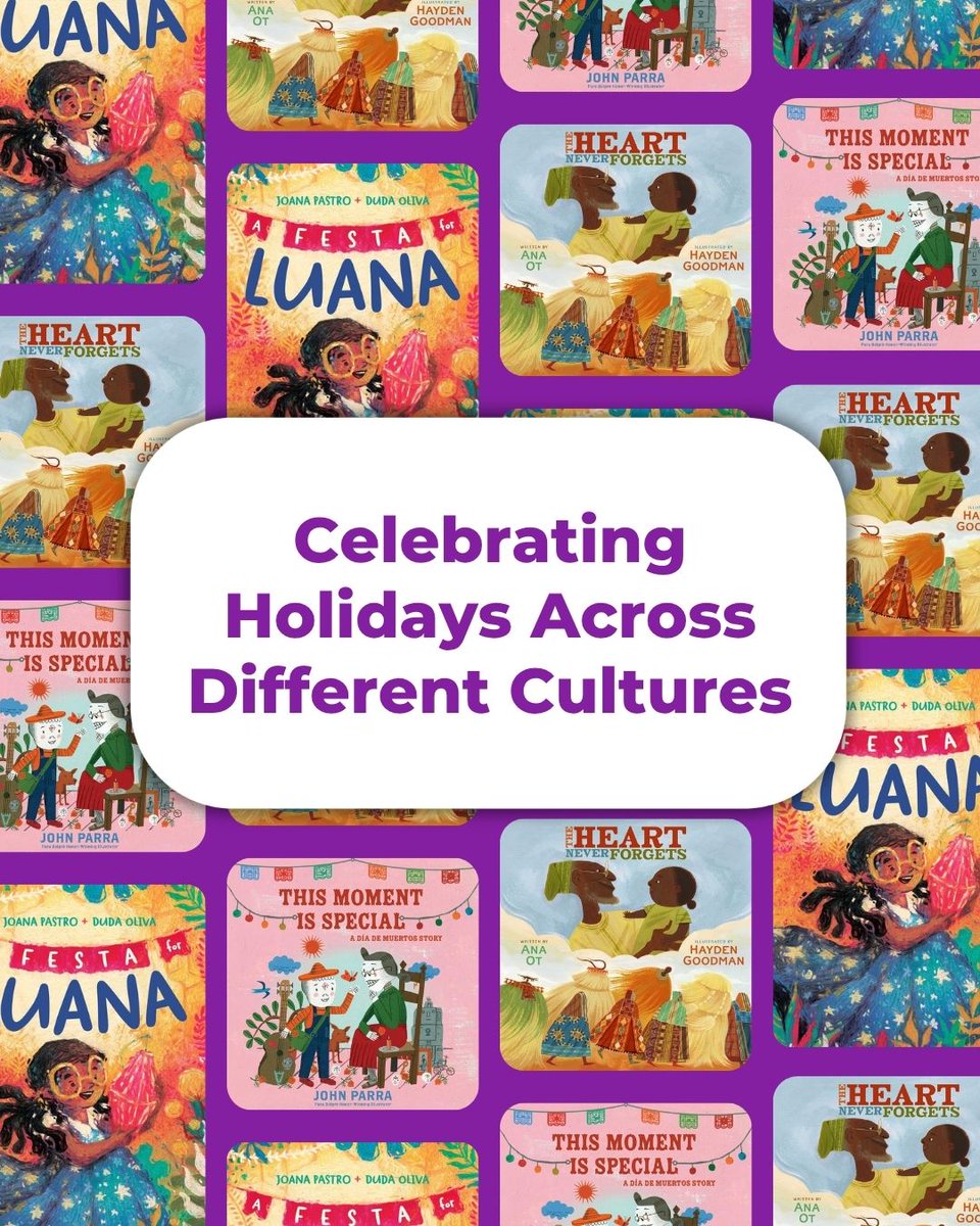 SimonKIDS's tweet image. Happy All-idays! Learn about holiday celebrations and traditions across different cultures with these picture books and board books: bit.ly/3GNGPba