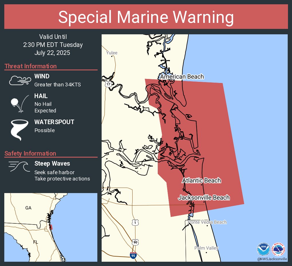 NWS Jacksonville on X: 