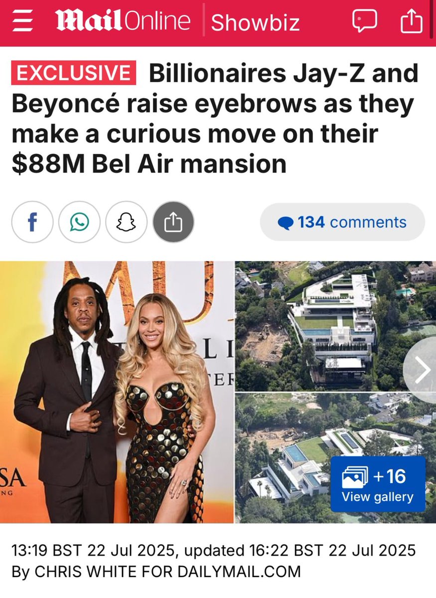 xabeulone's tweet image. 🚨 PREJUÍZO?
"The CUboy Carter is brooke"
Segundo o MailOnline, o casal Cartel vendeu uma mansão abaixo da metade do preço às pressas pra pagar prejuízos com a turnê, com a gravadora, e com o patrocínio de tabloides e o esquema de fake news para abafar os escândalos do casal.