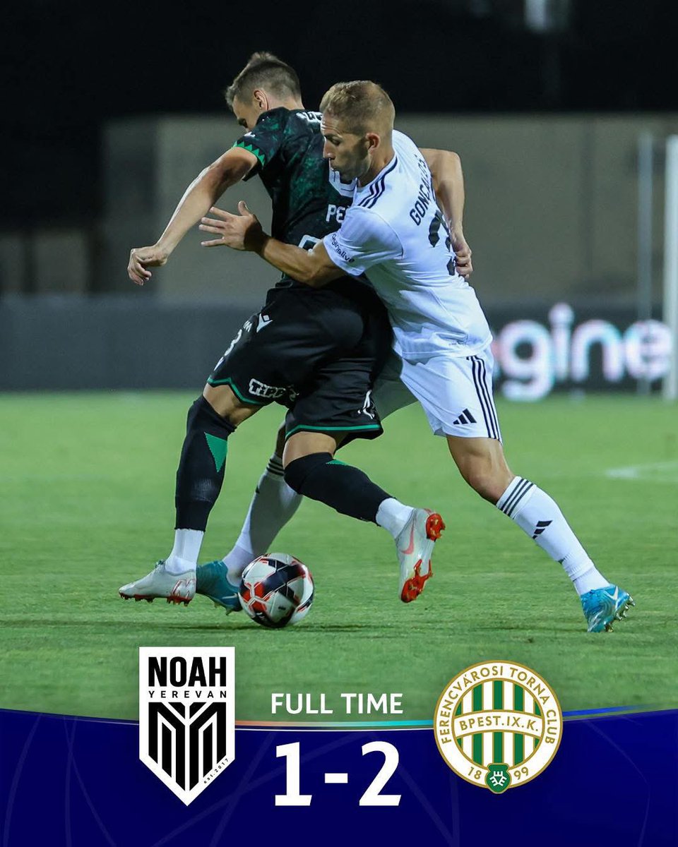 ArmenieFootball's tweet image. 🇦🇲
Champions League Qualification 🏆 : Le match entre le FC Noah 🇦🇲 et Ferencvaros 🇭🇺 s’est terminé sur le score de 2-1 pour Ferencvaros.

Edgar Sevikyan 🇦🇲 est rentré à la 78ème minutes avec Ferencvaros.

#Sevikyan