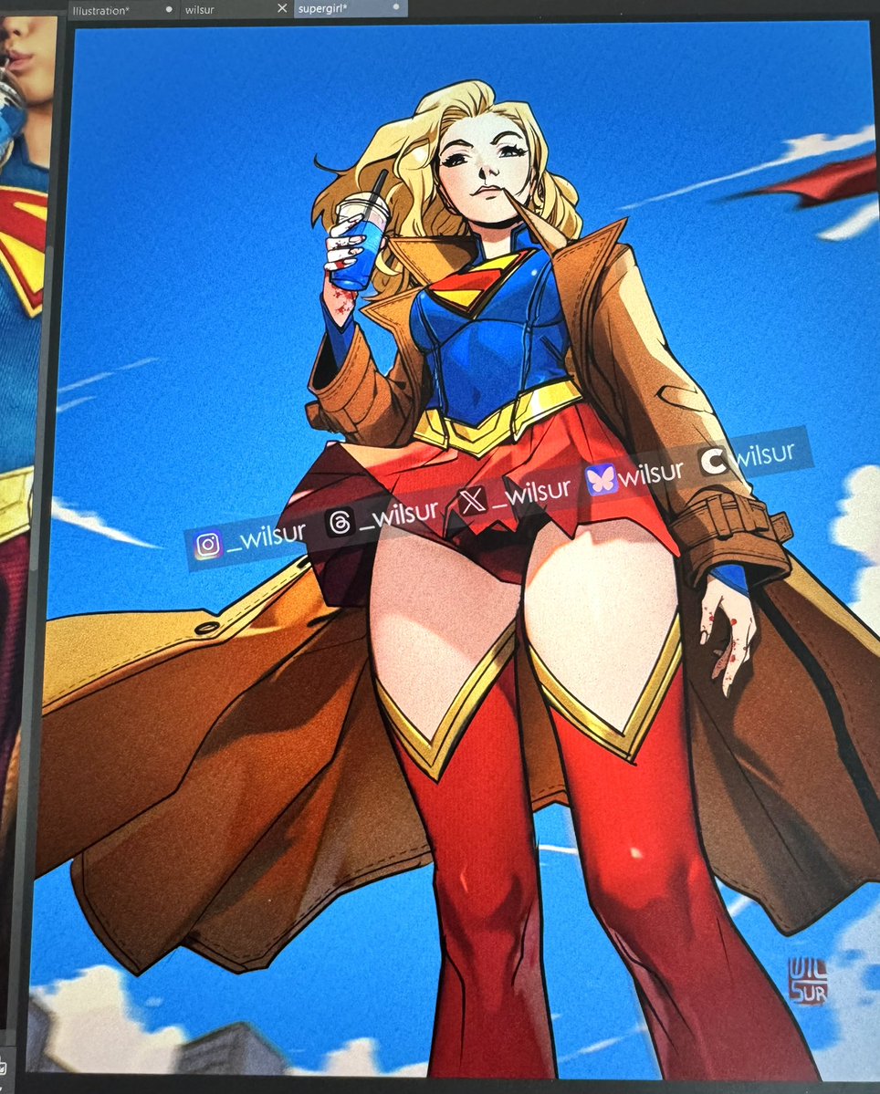 _wilsur's tweet image. It’s Supergirl!
Cheers✨
.
#Supergirl #Superman