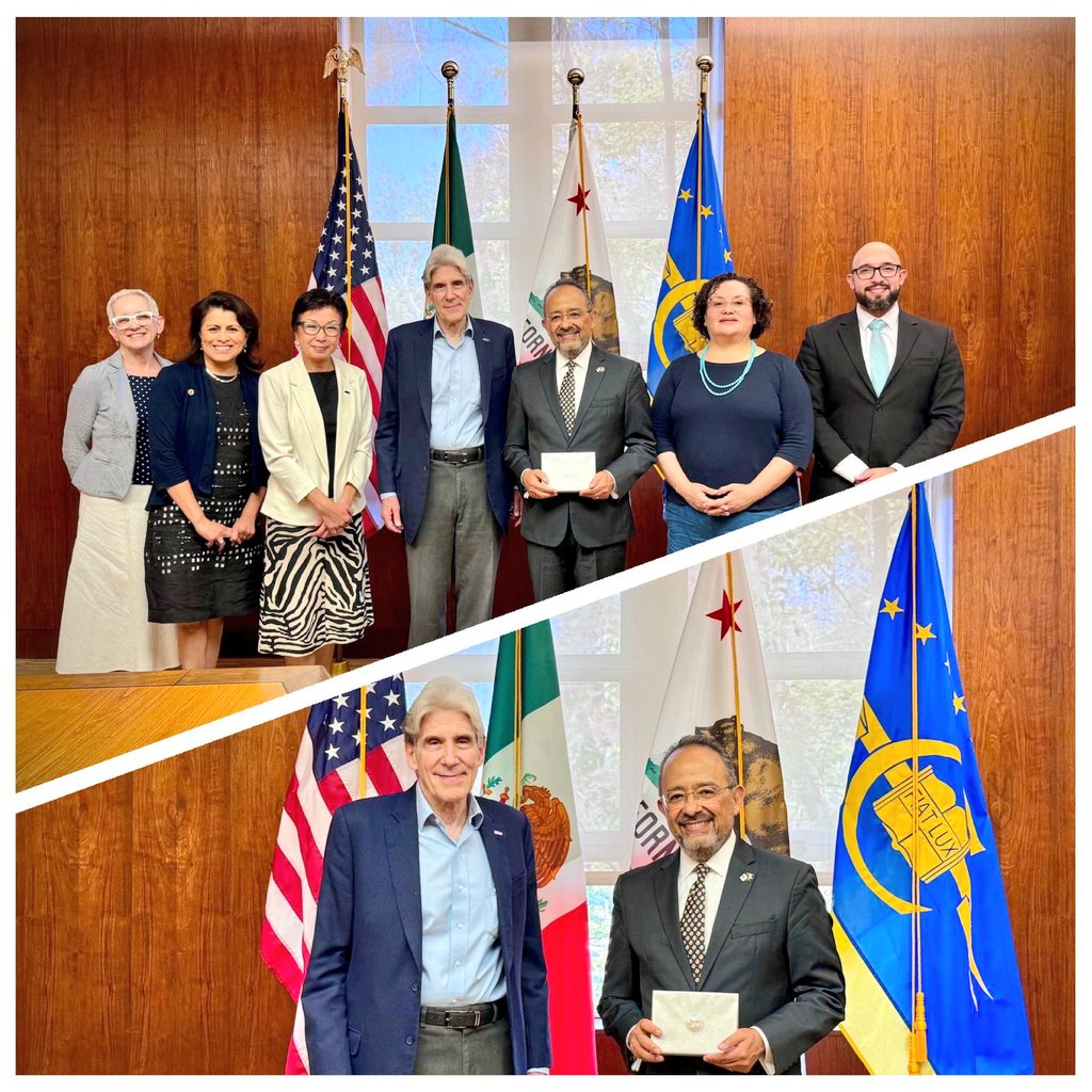 carlos_glezgtez's tweet image. Thank you to @UCLAchancellor Julio Frenk for a valuable conversation in your office. We share a commitment to strengthening educational bridges between Mexico & California through student exchanges, academic collaboration programs and cultural activities 📚🎓
🇲🇽🤝🇺🇸