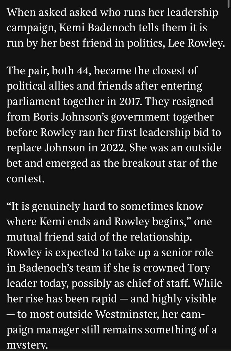 JAHeale's tweet image. Lee Rowley was key to the Kemi project. The significance of his departure cannot be overstated:
