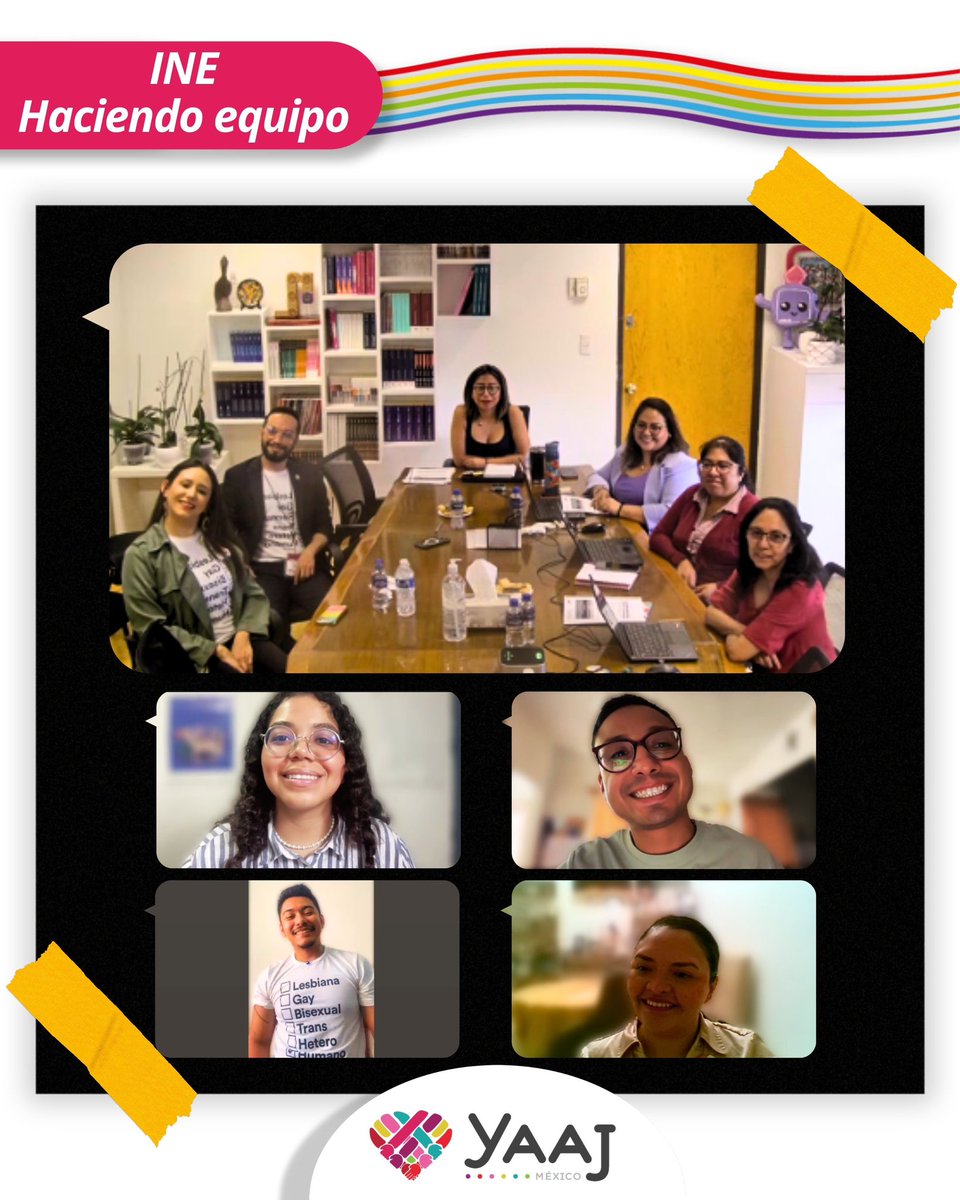 YaajMexico's tweet image. #HaciendoEquipo 🗳️🇲🇽 Nos emociona profundamente compartir que estamos colaborando de la mano con el @INEMexico en la preparación de una iniciativa muy potente que busca fortalecer la participación política, democrática, cívica y electoral de las juventudes de todo el país en toda…