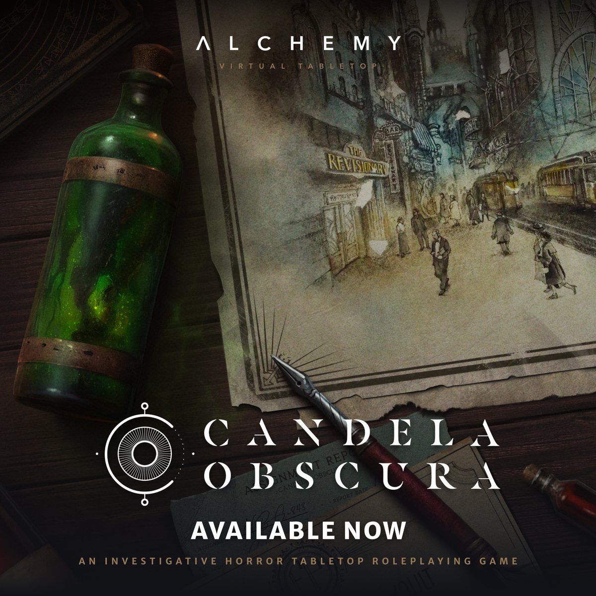 AlchemyRpg's tweet image. Bleed Is Spreading. Confront forgotten magicks. Candela Obscura is the horror TTRPG you’ve been waiting for—enhanced with immersive assets that heightens every scene!🔎
For fans of grim truths and arc-driven horror. Candela Obscura is NOW on Alchemy VTT!