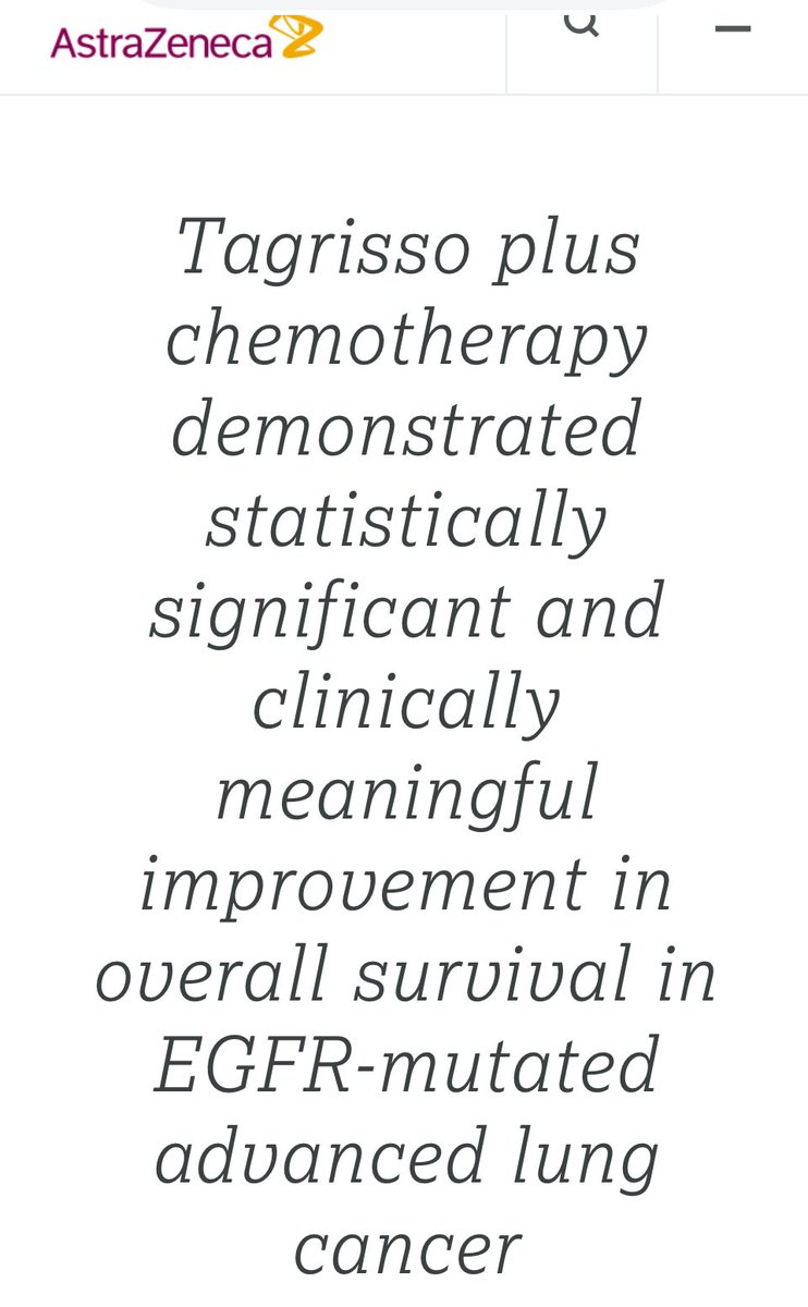 Latinamd's tweet image. #FLAURA2 Catching up with the press release medical literature. Chemo+osimertinib for 1L EGFR+ NSLC now has OS advantage over osi monotherapy.
➡️Magnitude of OS benefit not reported yet , PFS 29.4 vs 19.9mo (HR 0.75)
➡️ Who gets chemo+tki vs amivantamab+TKI is the ??
➡️ Weigh…