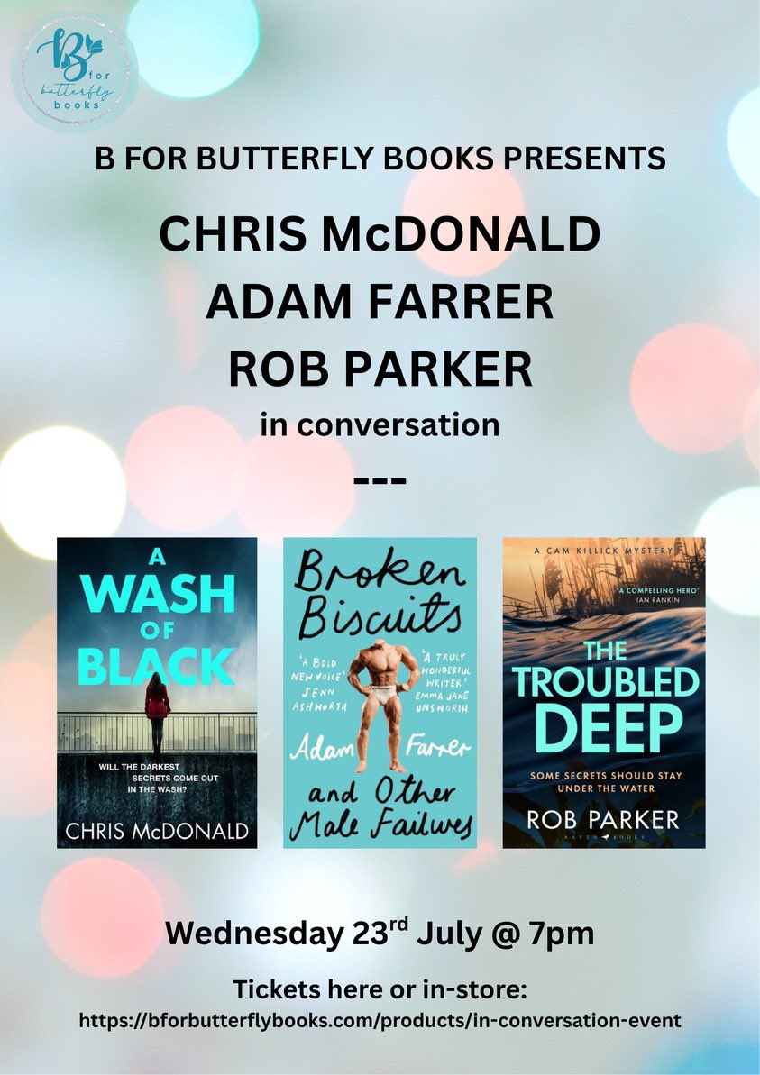 cmacwritescrime's tweet image. Tomorrow! @robparkerauthor @AdamJFarrer