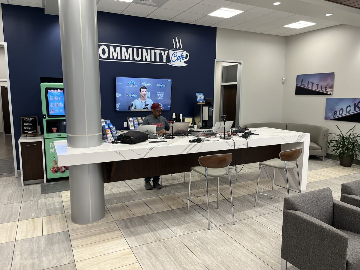 1037TheBuzz's tweet image. Coming up next on Out of Bounds:
We are live for The Big Miller High School Football Media Days at First Community Bank. The list is long of teams here today! Also @CoachZ_ARKANSAS joins us at 2:10.
