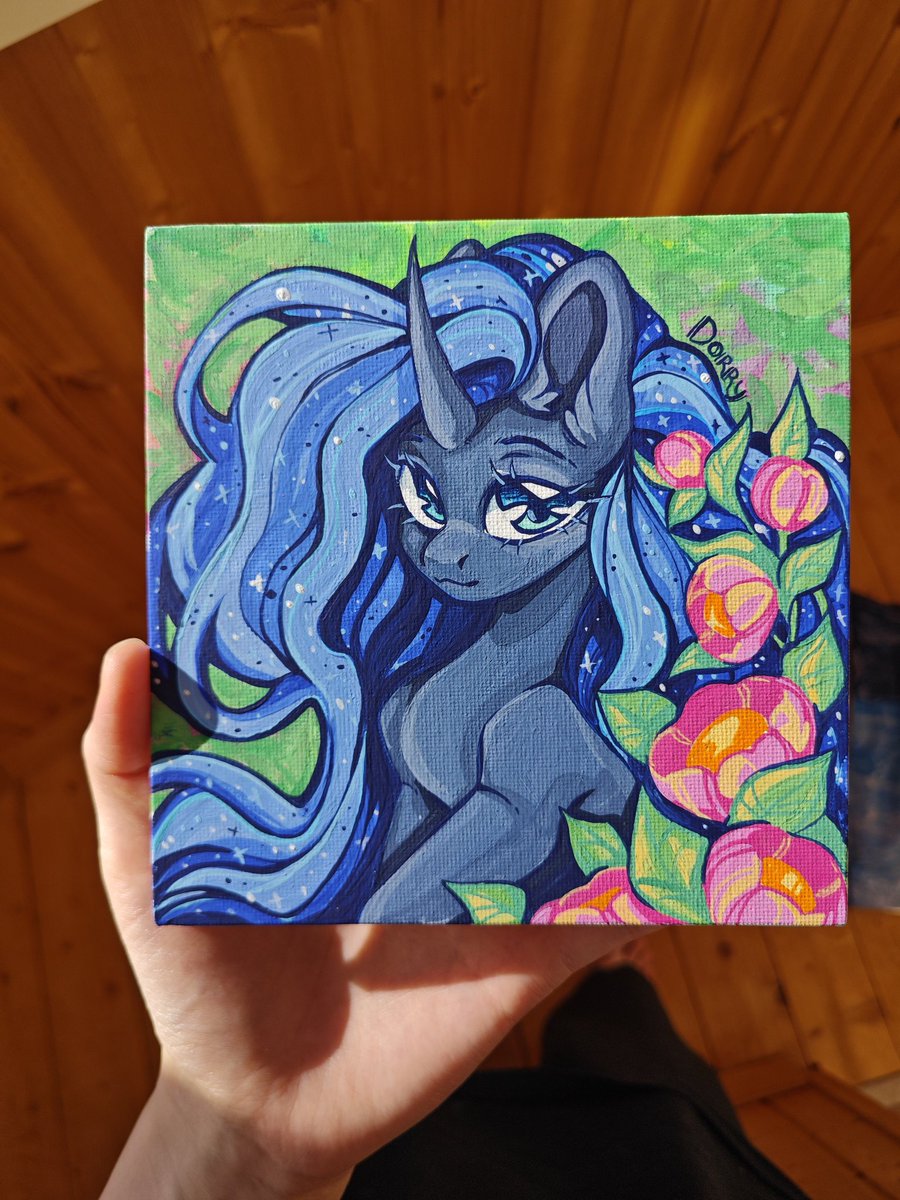 dorry_b_'s tweet image. #mlp #mlpart #PrincessLuna
