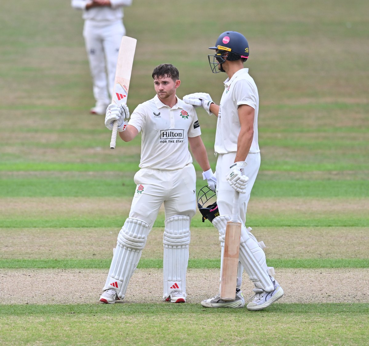 Lancashire Cricket Men (@lancscricket) on Twitter photo What an effort. <a href="/MatthewFHurst5/">Matthew Hurst</a> 💯🔥
We close the opening day on 290-6 with Hurst 105* and Green 28* after a brilliant unbroken stand of 81!
🌹 #RedRoseTogether What an effort. <a href="/MatthewFHurst5/">Matthew Hurst</a> 💯🔥
We close the opening day on 290-6 with Hurst 105* and Green 28* after a brilliant unbroken stand of 81!
🌹 #RedRoseTogether