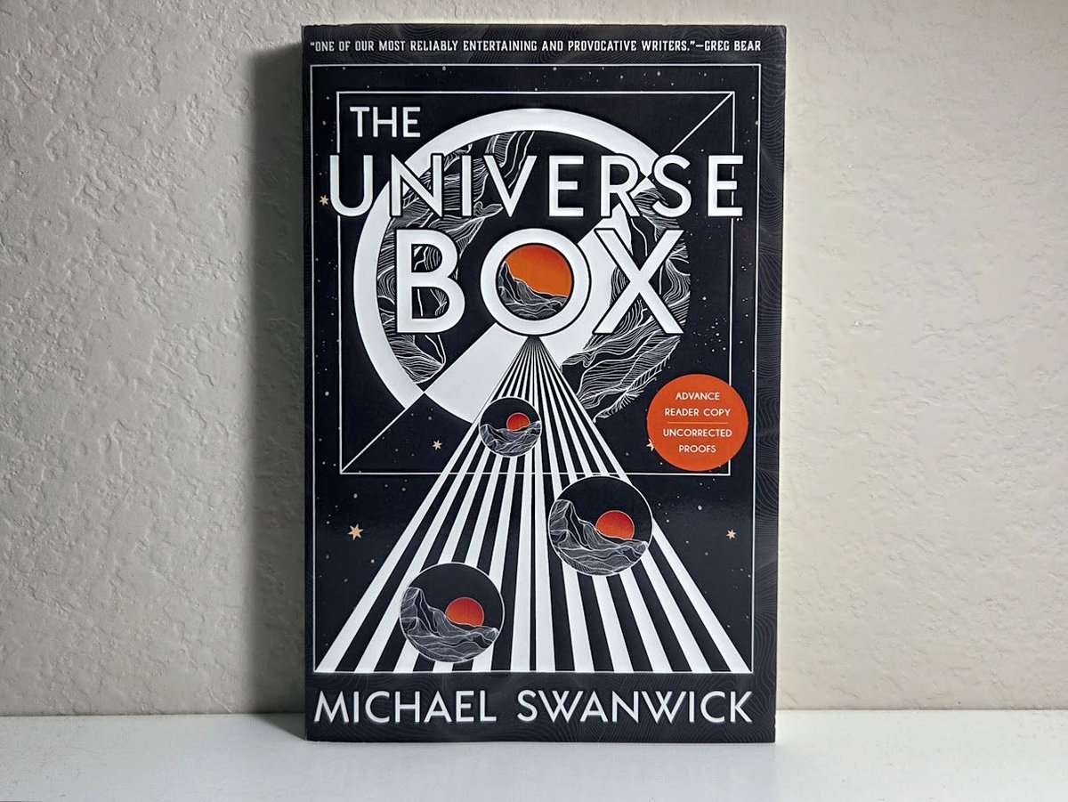 sfsignal's tweet image. Incoming Book!
THE UNIVERSE BOX by Michael Swanwick, a new collection coming soon from @TachyonPub!
Check it out here: tachyonpublications.com/product/the-unโฆ #IncomingBooks