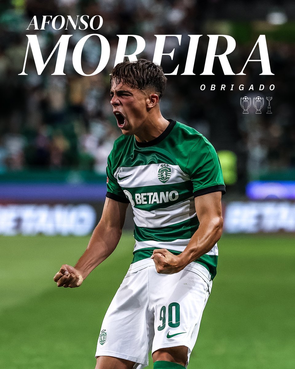 Leão da nossa formação 🦁 Obrigado, Afonso Moreira 💚