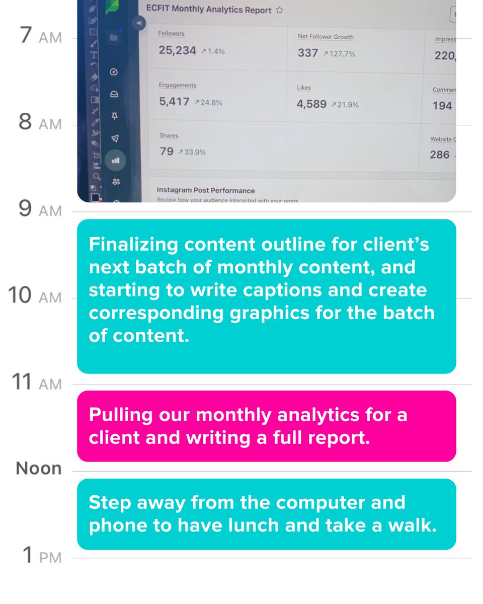 AmrDigital's tweet image. Ever wonder what a day at @amr_digital looks like?

Our days are packed with everything from crafting captions and designing graphics to shooting video and running client meetings… and multiple cups of coffee in between. 

#AMRDigital #SMM #ContentCreator