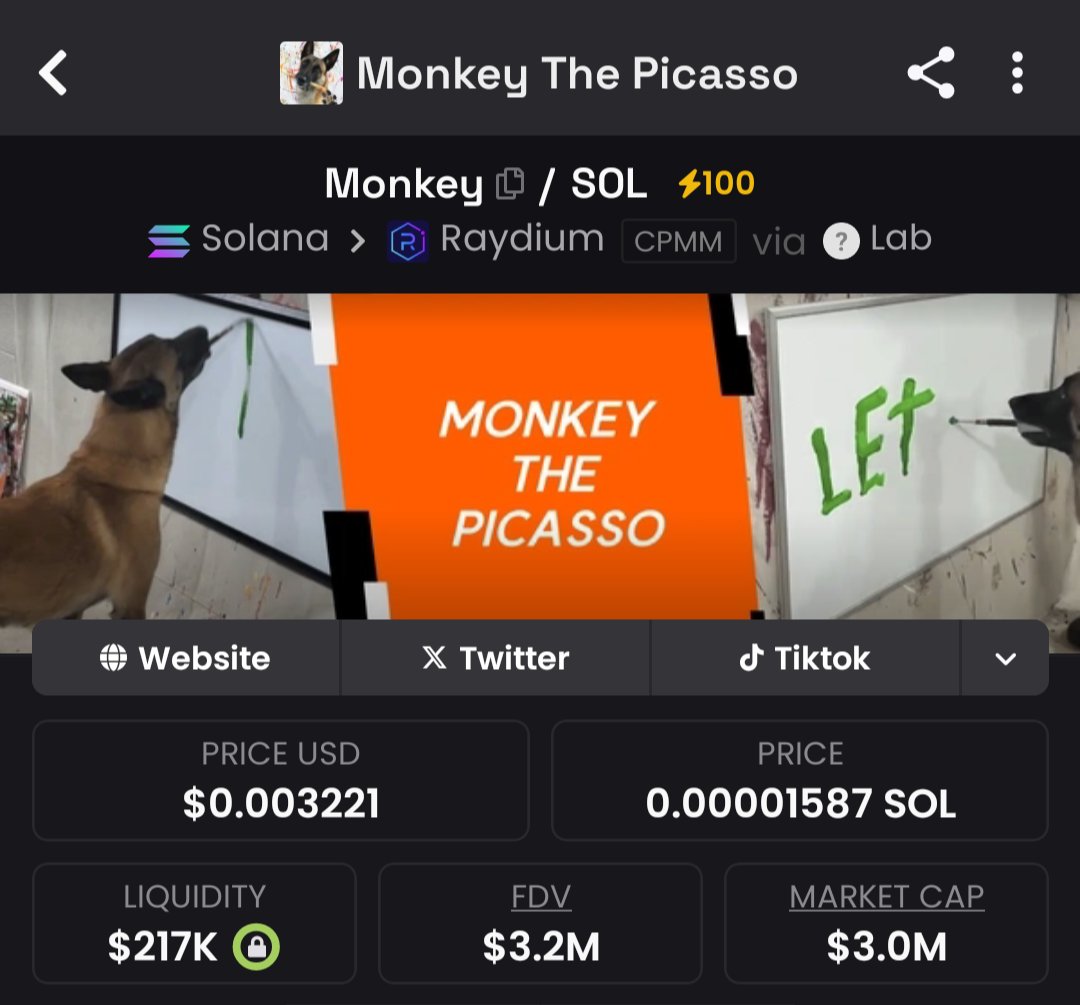 There's been a few thesis already but I want to put mines out there. Maybe it's already been said but this is my personal take. I'm holding and have added some more at these levels. 

$Monkey
- there can be 1b supply of cute dogs in the world but there is only 1 Picasso dog that