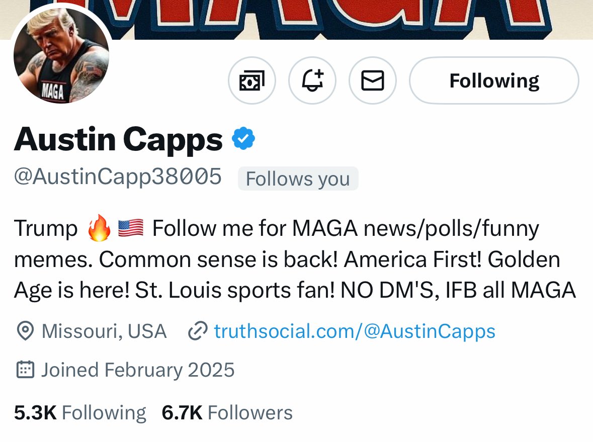 Steeler4ever (@steeler4ever79) on Twitter photo Can we help <a href="/AustinCapp38005/">Austin Capps</a> ?
He has been incredibly active in helping others grow. Letโs boost him!
He connects back. Can we help <a href="/AustinCapp38005/">Austin Capps</a> ?
He has been incredibly active in helping others grow. Letโs boost him!
He connects back.