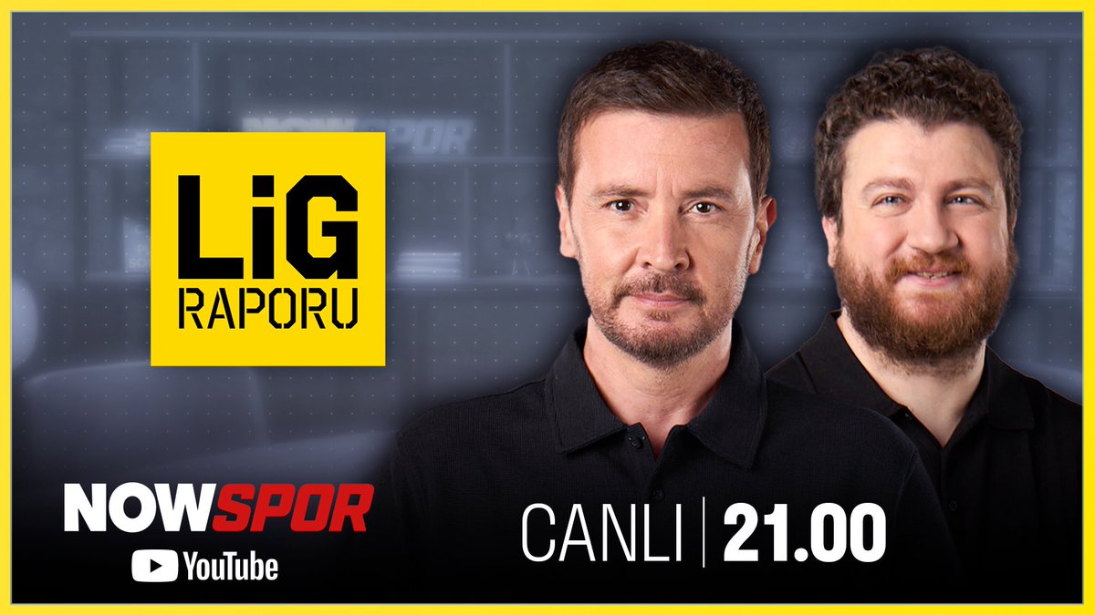 🔴Lig Raporu Başladı🔴

🔻GS &amp; Bankalar Birliği
🔻Okan Buruk’un açıklamaları
🔻Osimhen
🔻GS Kaleci adayları
🔻Hakan Çalhanoğlu
🔻FB &amp; Okafor ve Diakhon
🔻BJK &amp; Emerson ve Kerem

<a href="/ukarakullukcu/">Uğur Karakullukçu</a> ile 
<a href="/nowsportr/">NOW Spor</a> Youtube Yayındayız 

🔗 ytbe.app/go/OWbMnz2Q