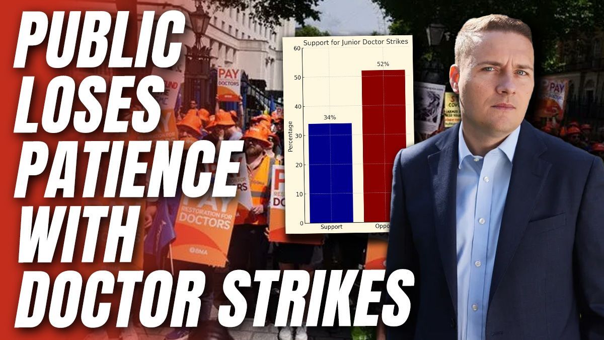 GuidoFawkes's tweet image. POLL: Majority of Brits Oppose Junior Doctor Strikes as Public Support Wanes order-order.com/2025/07/22/pol…