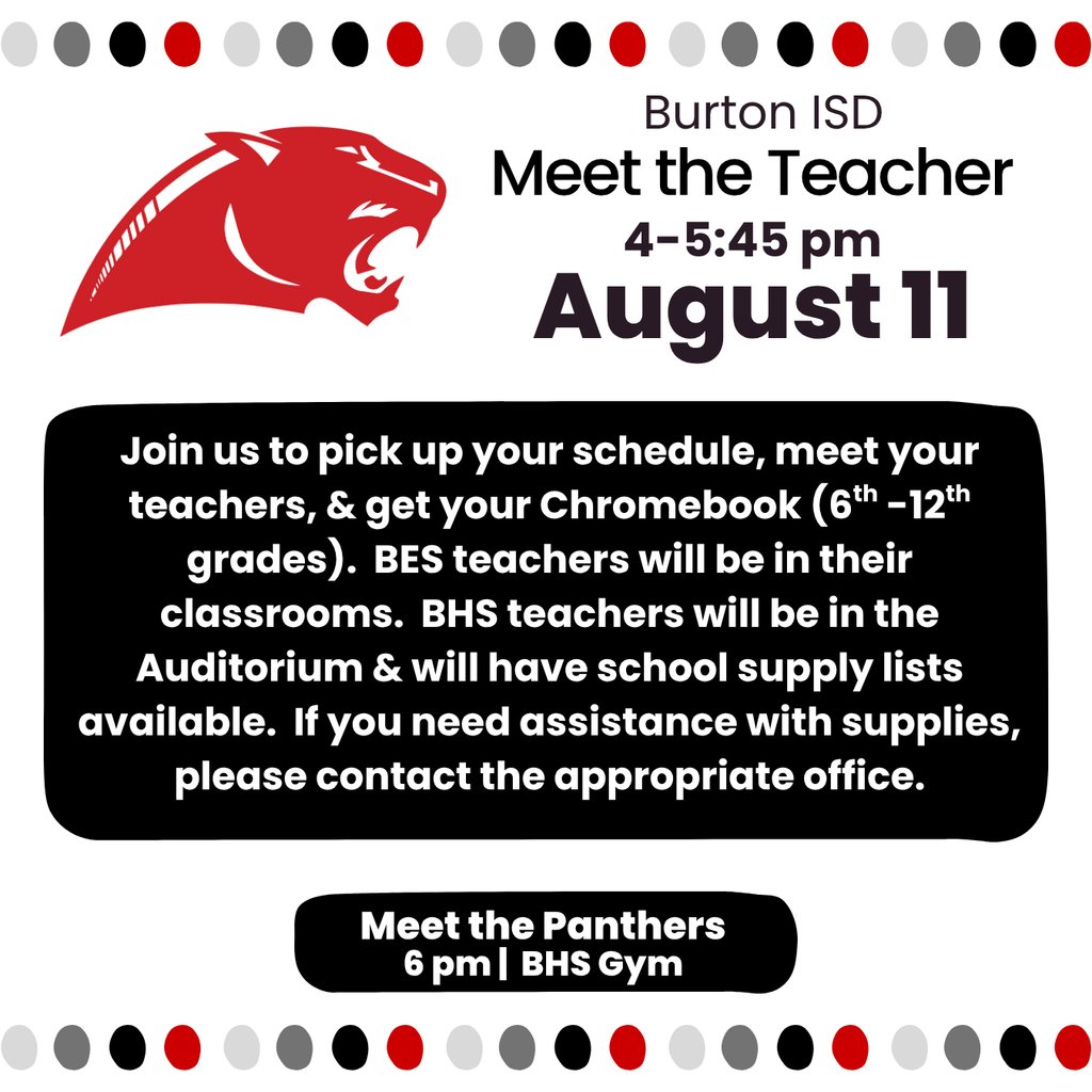 We can't wait to see you!