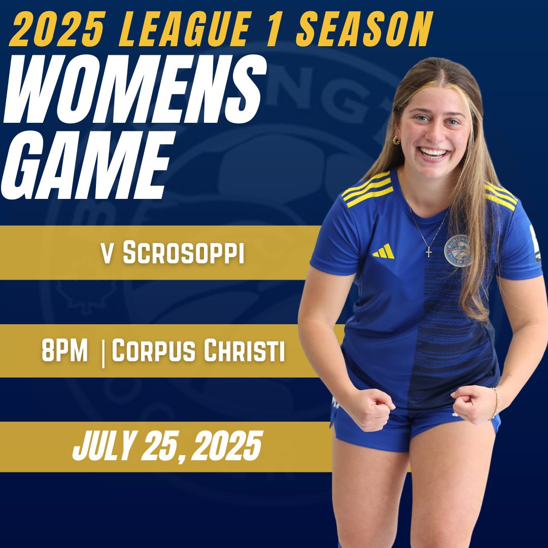 It's GAME TIME🔥 Our League 1 Women are back in action Friday, July 25th, for a big home match!

Let's pack the stand and show our support!

#League1Ontario #WeAreBayhawks #SoccerForLife #BurlOn #WomensSoccer