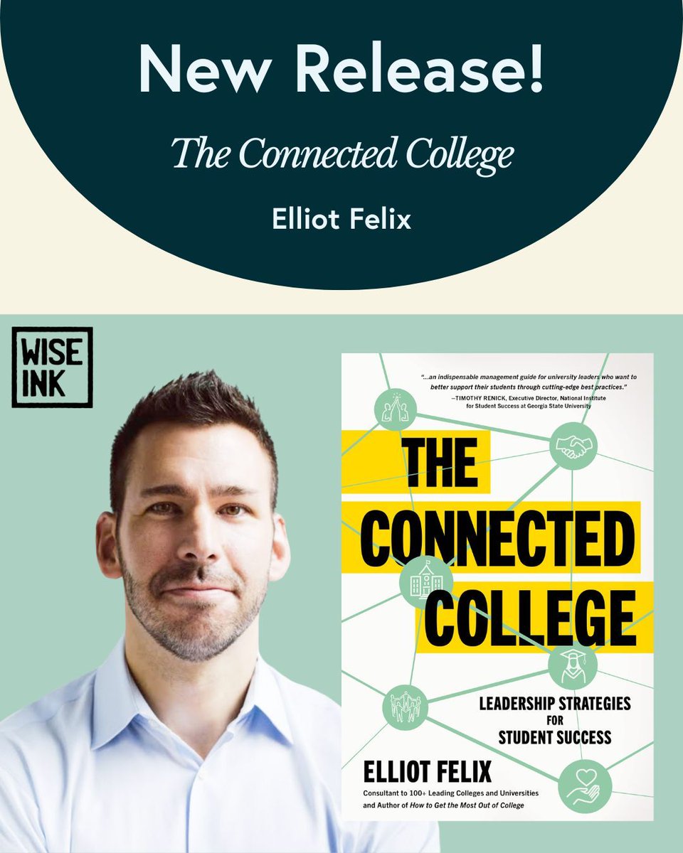 “The Connected College” has launched! 🚀

Consultant and speaker @ElliotFelix challenges college administration to focus on their institution, break down silos, and innovate to enable college student success. 🎓📝🏫

Available now! buff.ly/ogz3hSu