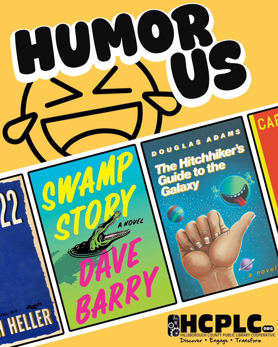 Comedy, satire, and all forms of funny can be found in these humorous titles from authors new and old.

Laugh and be merry with some funny fiction: ow.ly/uAqi50WqAWw