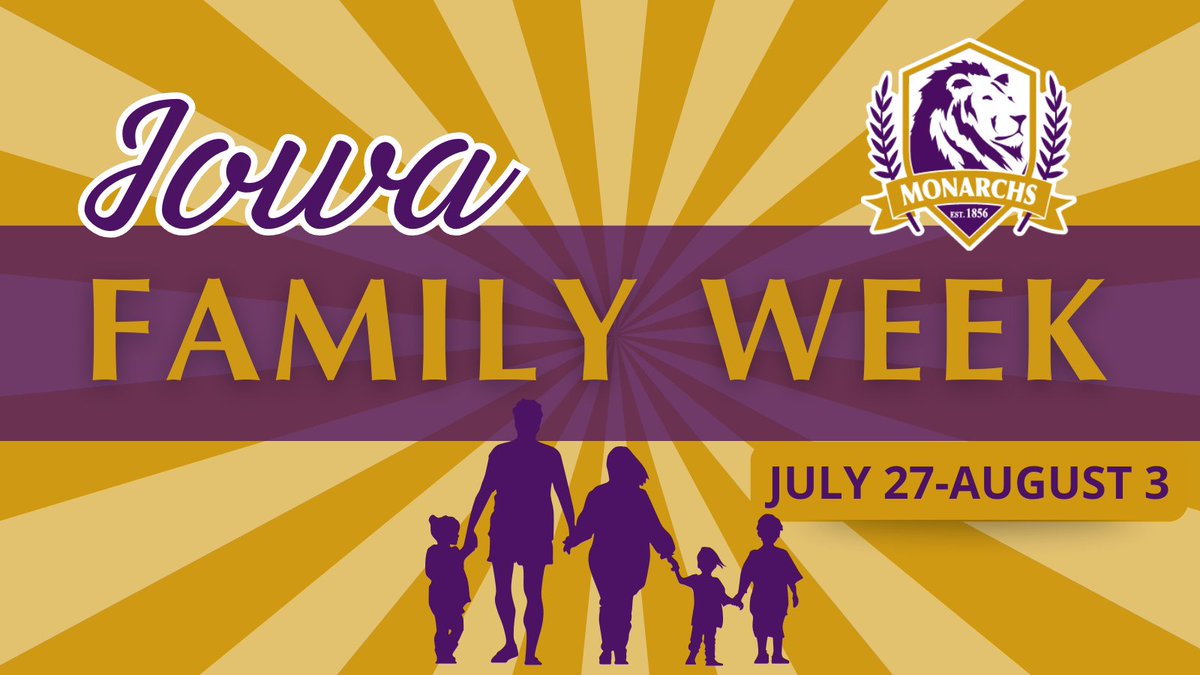 Denison_CSD's tweet image. Iowa Family Week is coming up July 27-August 3! 

During this non-contact period, there are no school-related activities, practices, or events. It’s a great time to rest, recharge, and enjoy time together before the school year begins.