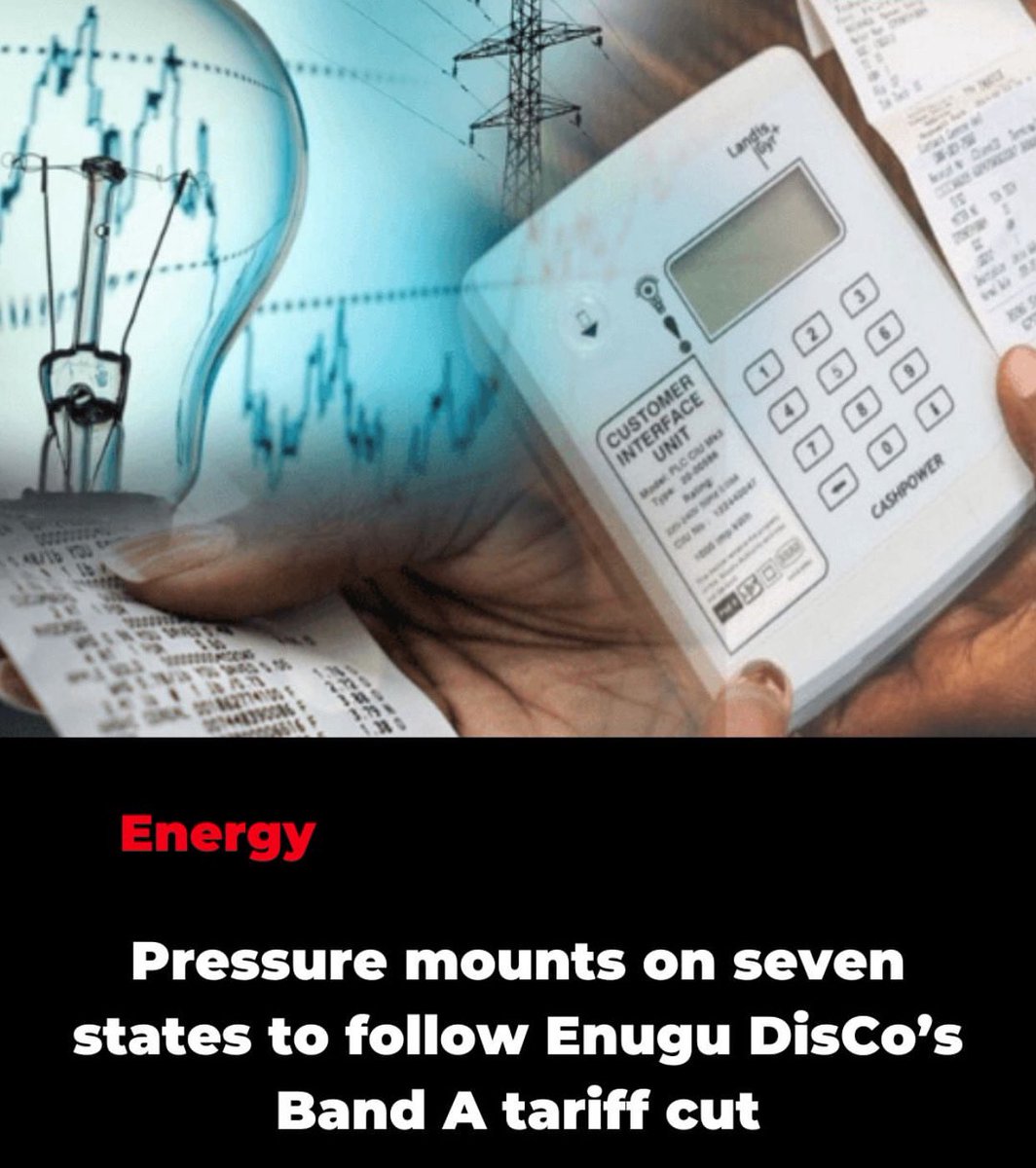 ElijahOyey53684's tweet image. Good news from Enugu State! Business owners on Band A, who’ve been dealing with high electricity bills, are finally getting some relief. This move is a big win for reduced operational costs — let’s hope other states follow suit.
What’s your take on this?


#BusinessOwners