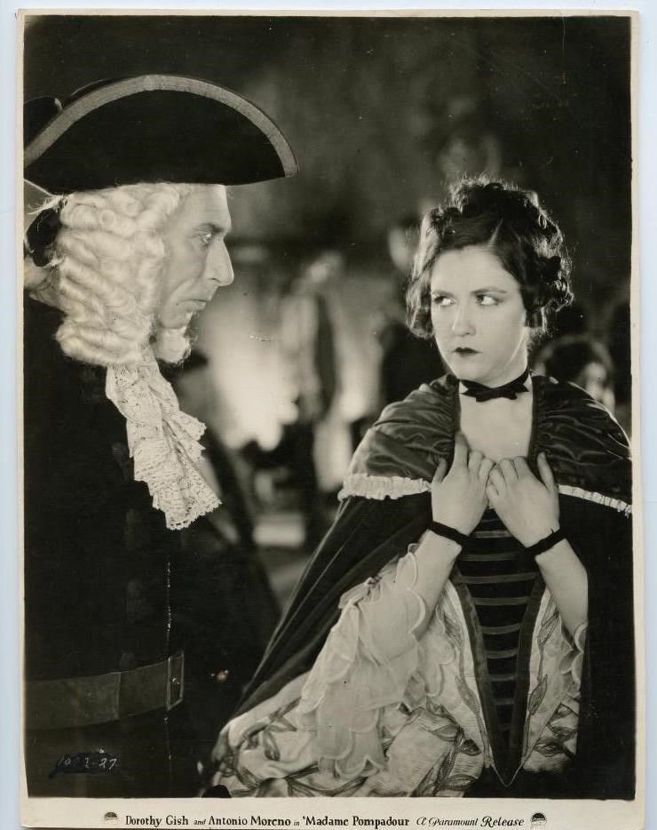 the_silent_era's tweet image. International Cinema
"Madame Pompadour" (1927) is a British silent historical drama directed by Herbert Wilcox, starring Dorothy Gish, Antonio Moreno, and Nelson Keys. It portrays Madame de Pompadour, mistress of Louis XV, and was the first film shot at Elstree Studios.