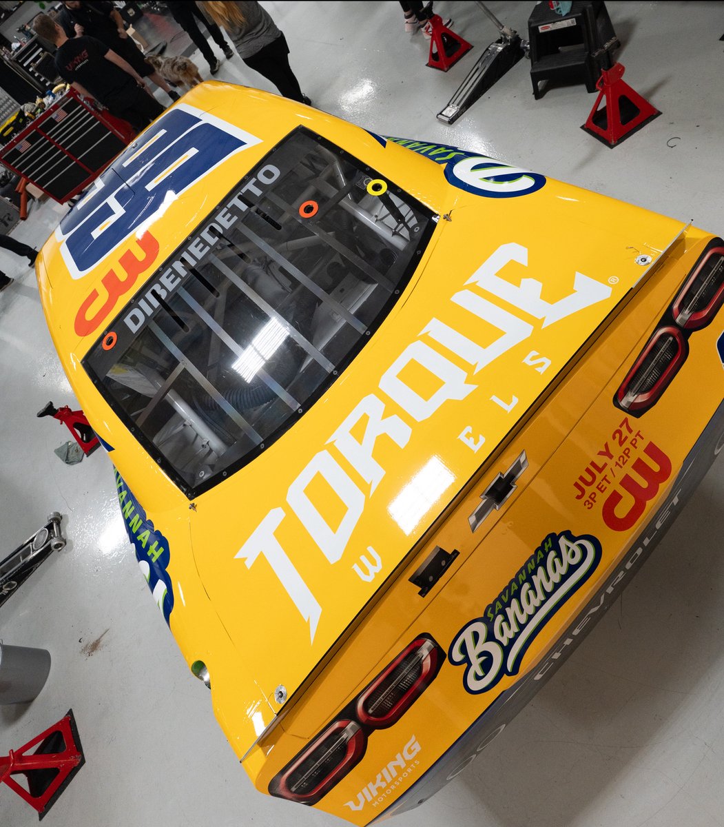 VKNGMotorsports's tweet image. The most a-peel-ing car on the track this weekend🤩
@TheSavBananas @TheCW_Sports @TorqueWheels @XfinityRacing @NASCAR @TeamChevy