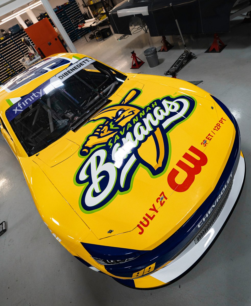 VKNGMotorsports's tweet image. The most a-peel-ing car on the track this weekend🤩
@TheSavBananas @TheCW_Sports @TorqueWheels @XfinityRacing @NASCAR @TeamChevy