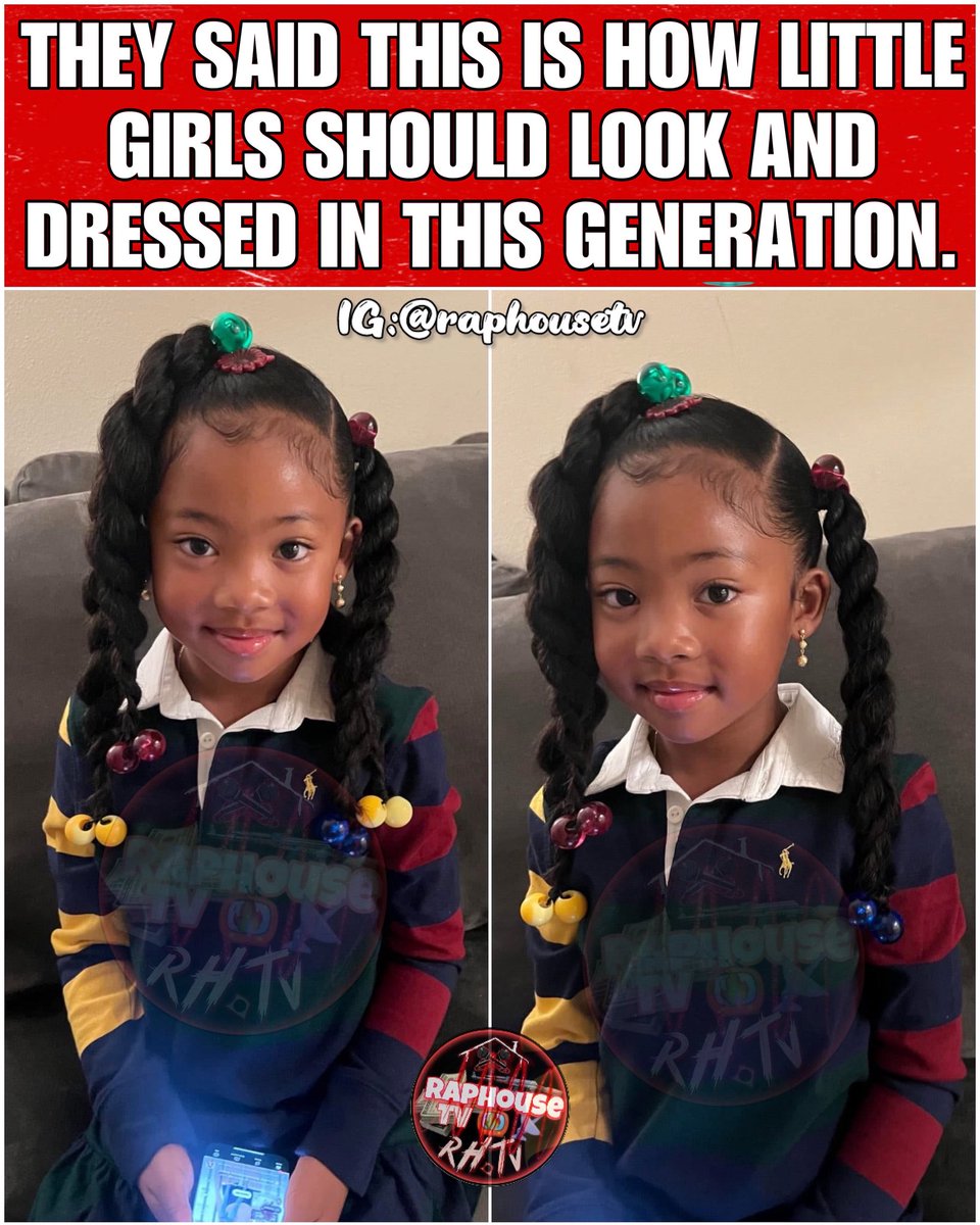 They Said This Is How Little Girls Should Look And Dressed In This Generation.🙏🏾