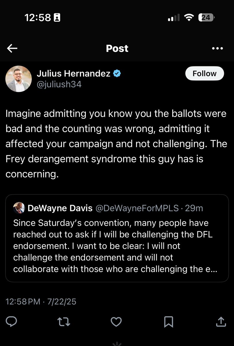 rollingfor20's tweet image. just more proof of freybabies being republicans in blue suits: co-opting langauge that trump and his supporters use