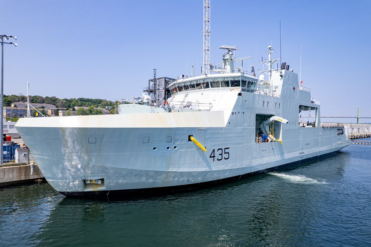 IrvingShipbuild's tweet image. As we progress through the summer, we are approaching major milestones for the future HMCS Robert Hampton Gray. In August, AOPS 6 will embark on sea trials, followed by the official naming ceremony prior to delivery of the final AOPS for the @RoyalCanNavy later this summer.