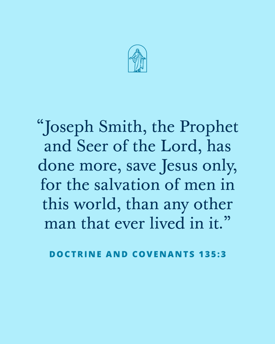 OaksDallinH's tweet image. Joseph Smith accomplished more than any mortal man could have accomplished in so short a time.
During his 38 and a half years of life, Joseph Smith was a man of the frontier—young, emotional, dynamic, and so loved and approachable by the people that they often called him…