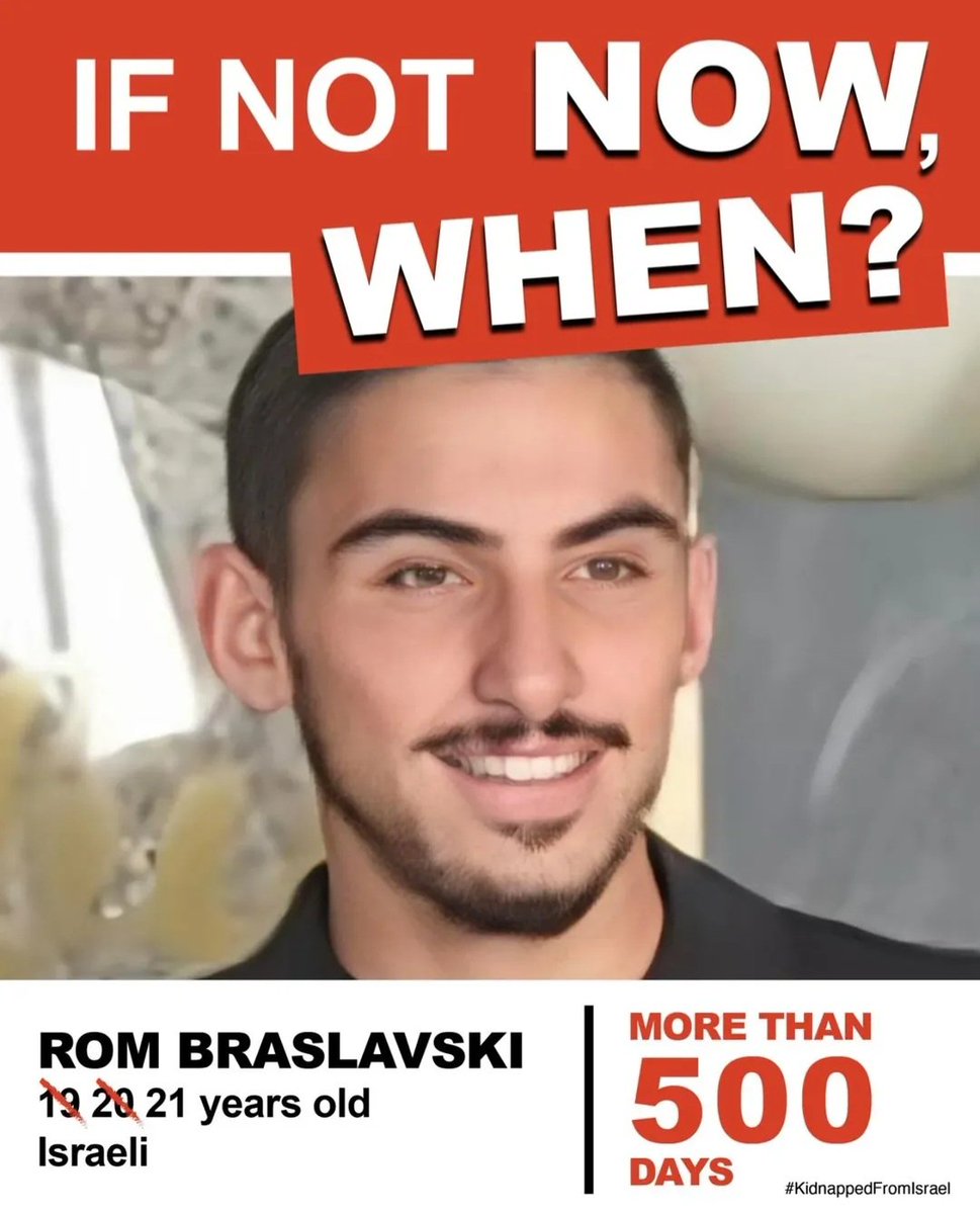 TonyaLJackson1's tweet image. This is the exact same lie Hamas said about #EdanAlexander but when @POTUS put pressure on them, they all of a sudden found Edan. Now, they're telling the same lies about #RomBraslavski. They know exactly where he is &amp;amp; Hamas or whoever has him needs to set Rom free! Stop playing