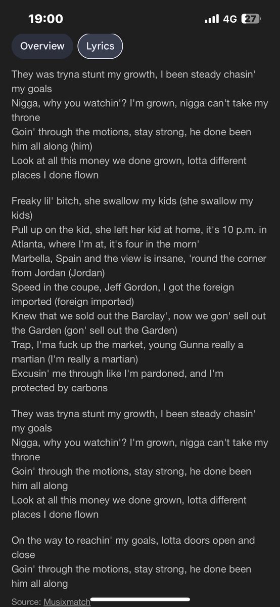 sunbabe08's tweet image. Roman reigns says every thing he does has purpose. I’m observing the songs that he’s using for his posts/videos. Just read the lyrics and tell me there is not a message/significance there