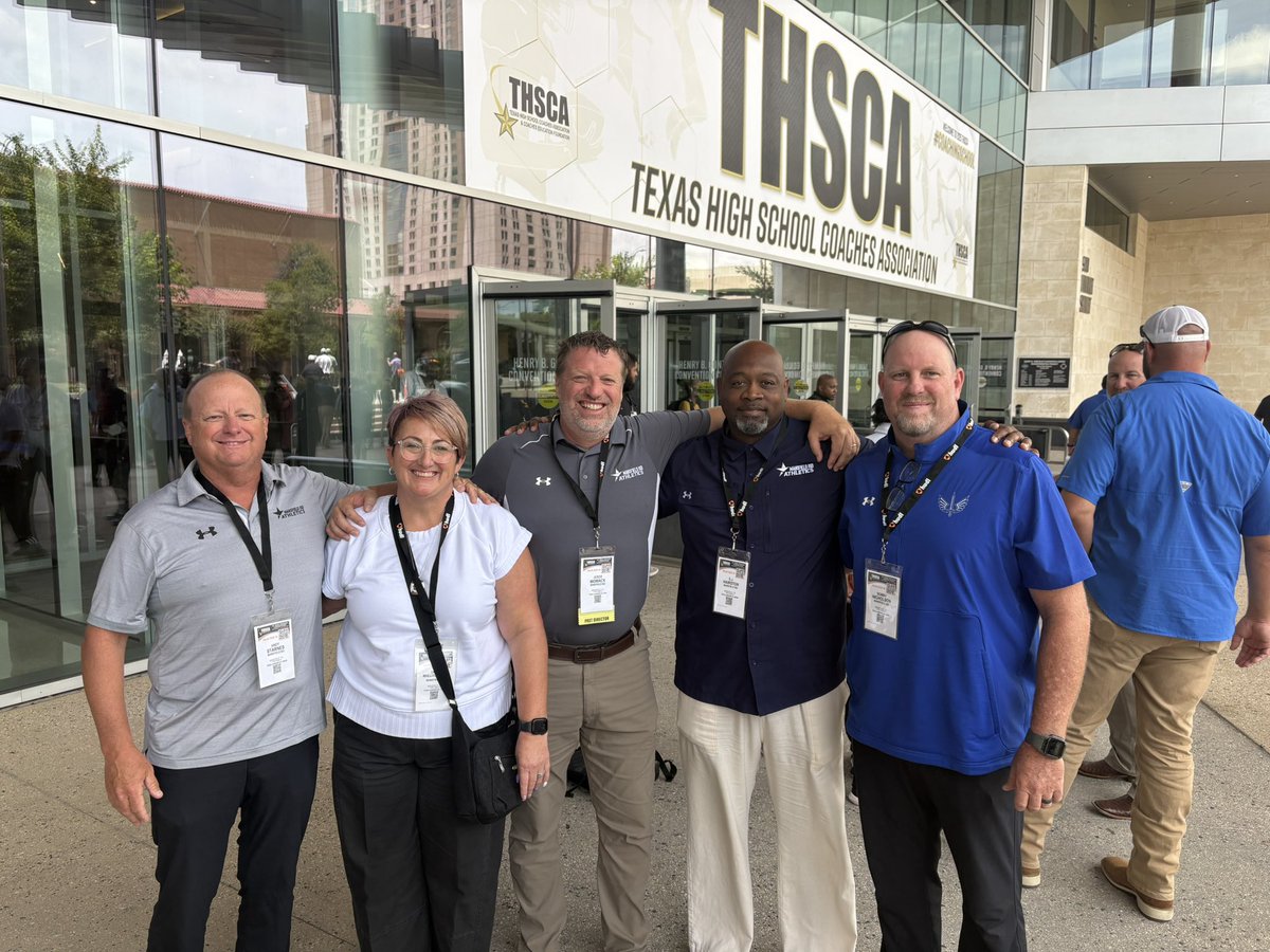 Just wrapped up coaching school with the team and ready to meet with our coaches the next 2 days and kick off the 25-26 school year‼️ <a href="/MISDathletics/">MISD Athletics Dept.</a> <a href="/THSCAcoaches/">THSCA</a> #Accountability2Work #LeadWithVision #InspireWithAction